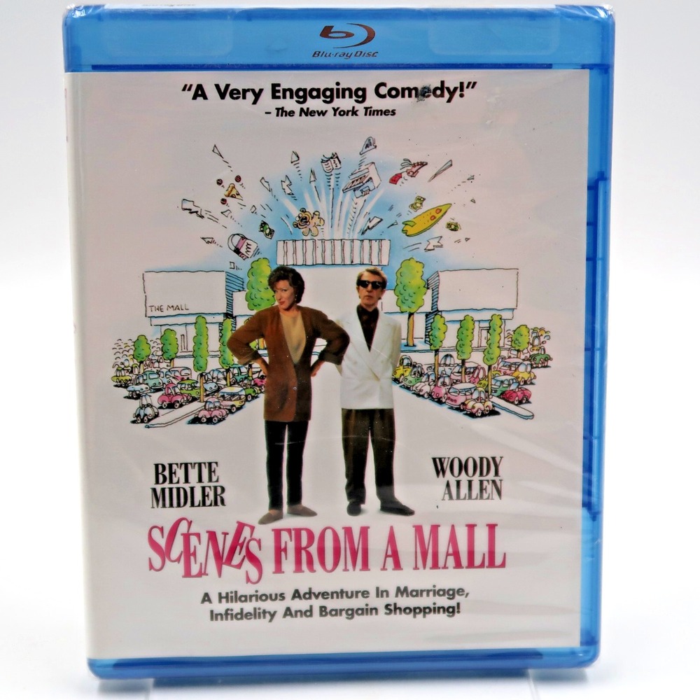 Scenes From a Mall Blu-ray 2011 Bette Midler Woody Allen Comedy New 683904630483